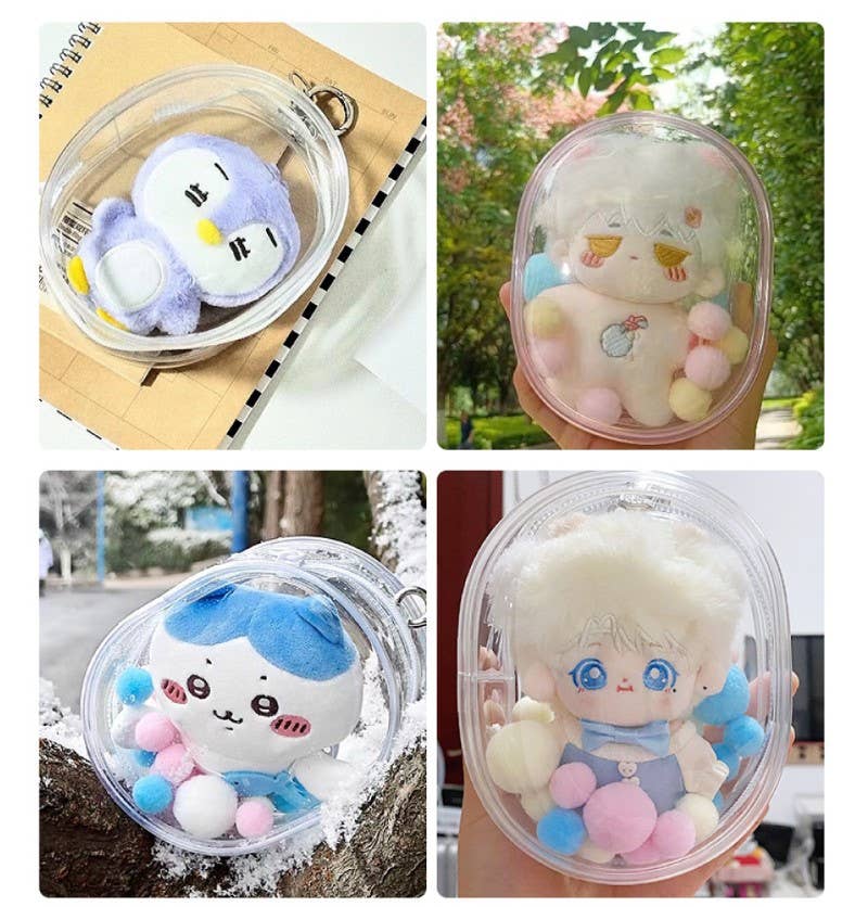 Collectable Toy Clear Gacha Pouch Storage - Bag Charm  for wholesale on Faire12