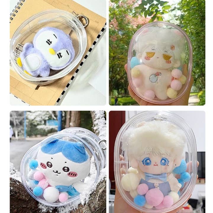 Collectable Toy Clear Gacha Pouch Storage - Bag Charm for wholesale on Faire12