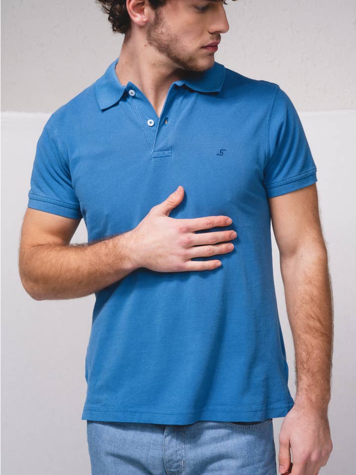 SMF - Wholesale Polo - Men's - 238554 - Embroided pike polo with pigmitation19