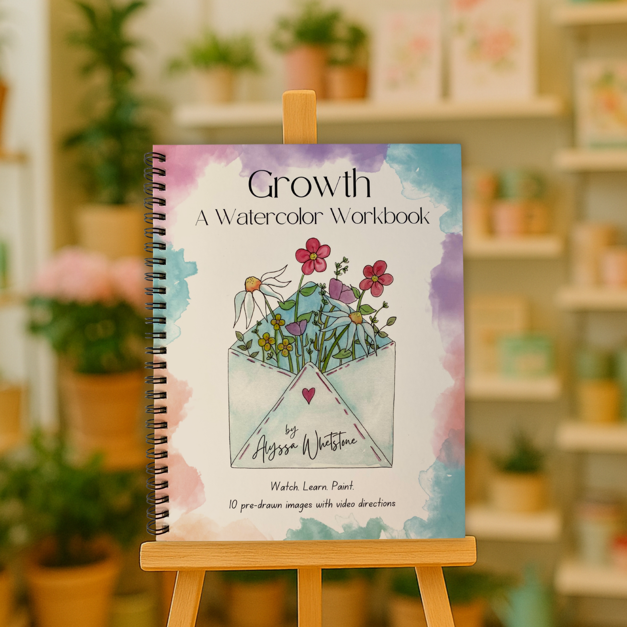 Alyssa Whetstone Art - Wholesale Coloring & Activity Book - Kids & Baby - Growth Watercolor Workbook - With Video Directions2