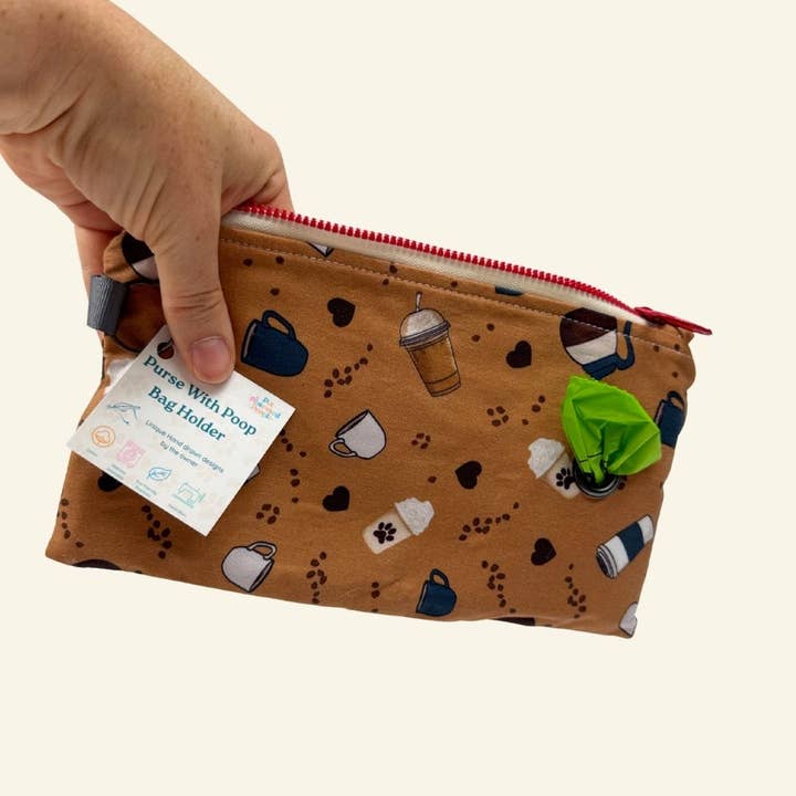 Pet Obsessed People - Wholesale Crossbody Bag - Women's - Coffee Pawnoisseur Pet Ready Purse1