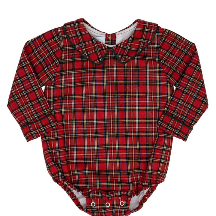 Phillip Red Tartan Bubble for wholesale by The Oaks Apparel Company