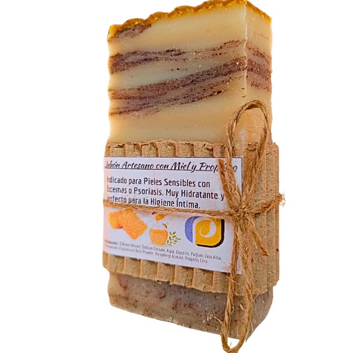Sabonete artesanal natural com mel e própolis 100 g por atacado de PumarShop Cinnia Natura