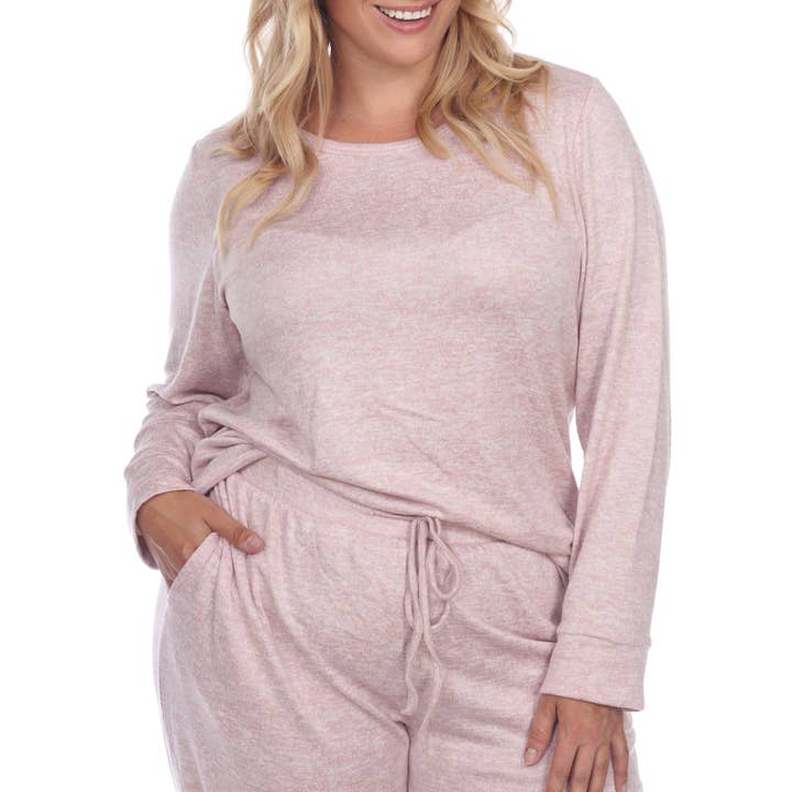 WHITE MARK – Großhandel Loungewear-Set – Damen – 2-teiliges Lounge-Set in Übergröße5