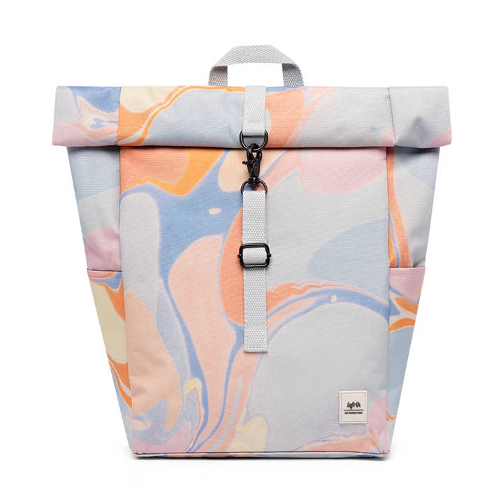 Roll Mini Printed Marble Backpack for wholesale by LEFRIK EU