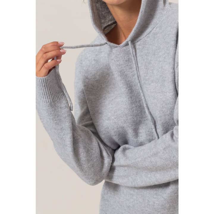 HYFVE - Wholesale Hoodie - Women's - DZ24F530-Drawstring Hoodie Sweater