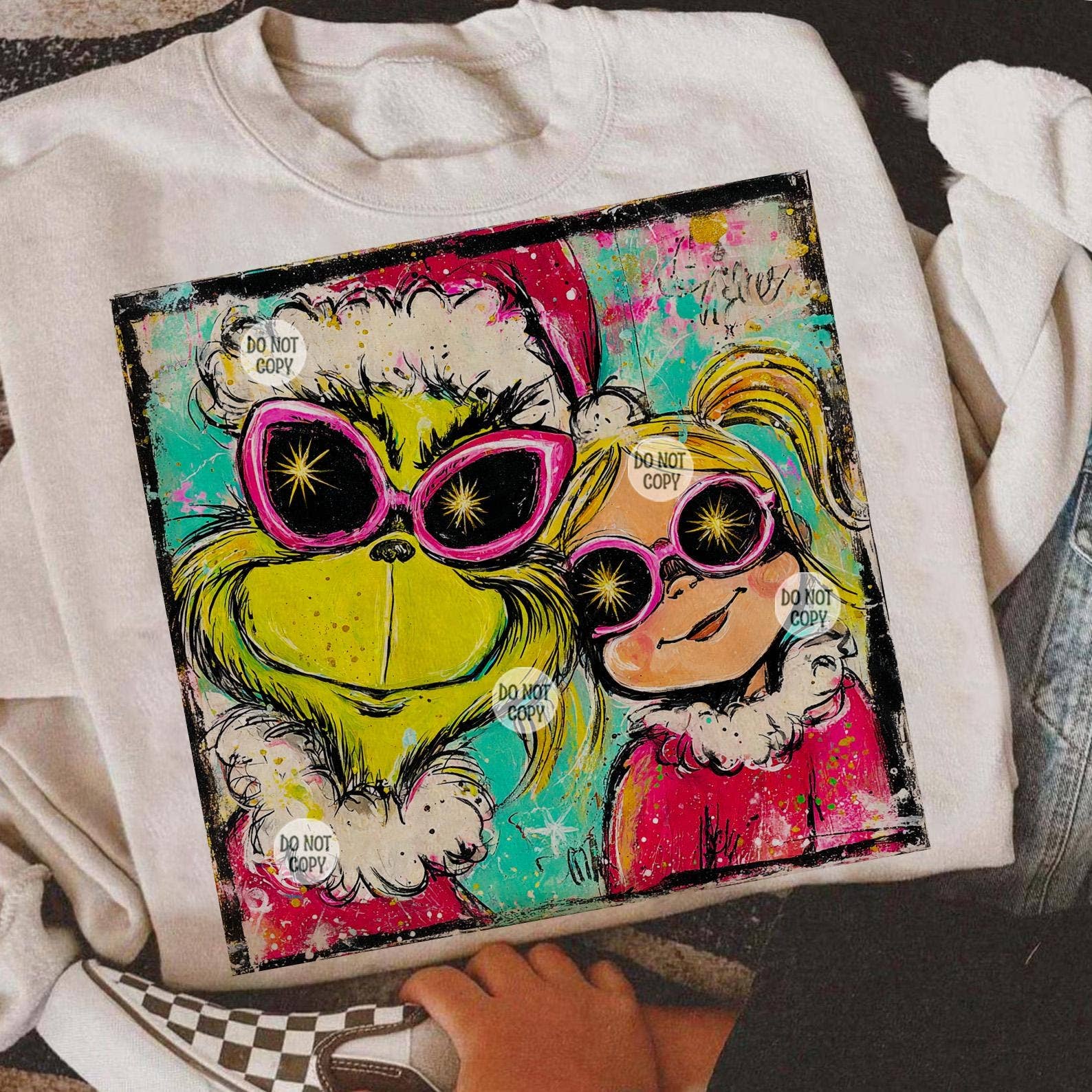 DLT Ecommerce - Wholesale T-Shirt (Graphic) - Women's - Preppy Grichmas Christmas Shirt, Trendy Christmas Sweatshirt5