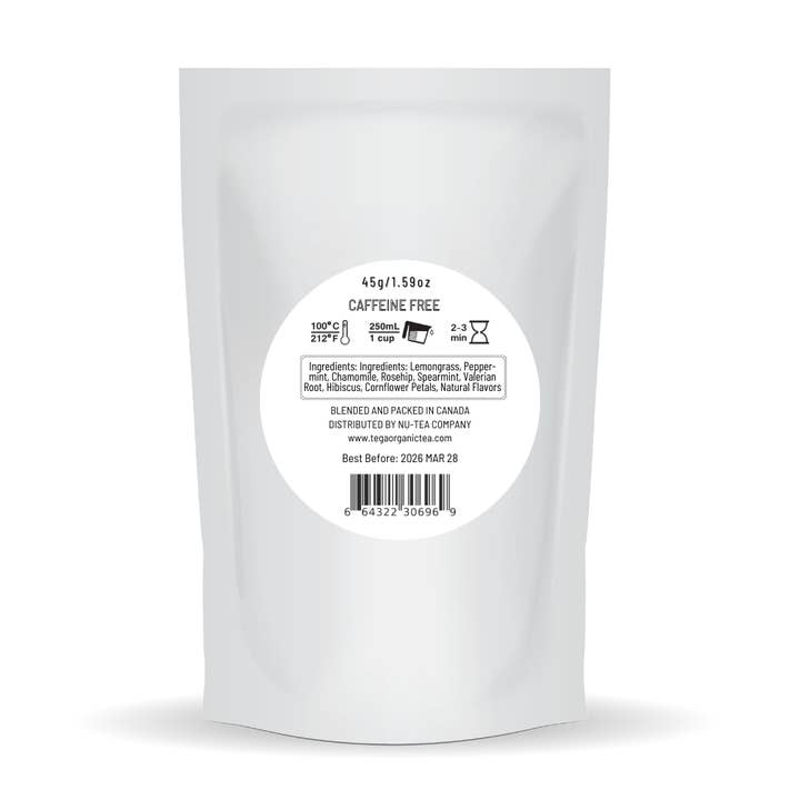 Tega Organic Tea - Wholesale Health/Detox Tea - Sleep Luxury Herbal Tea 45g / 1.59oz1