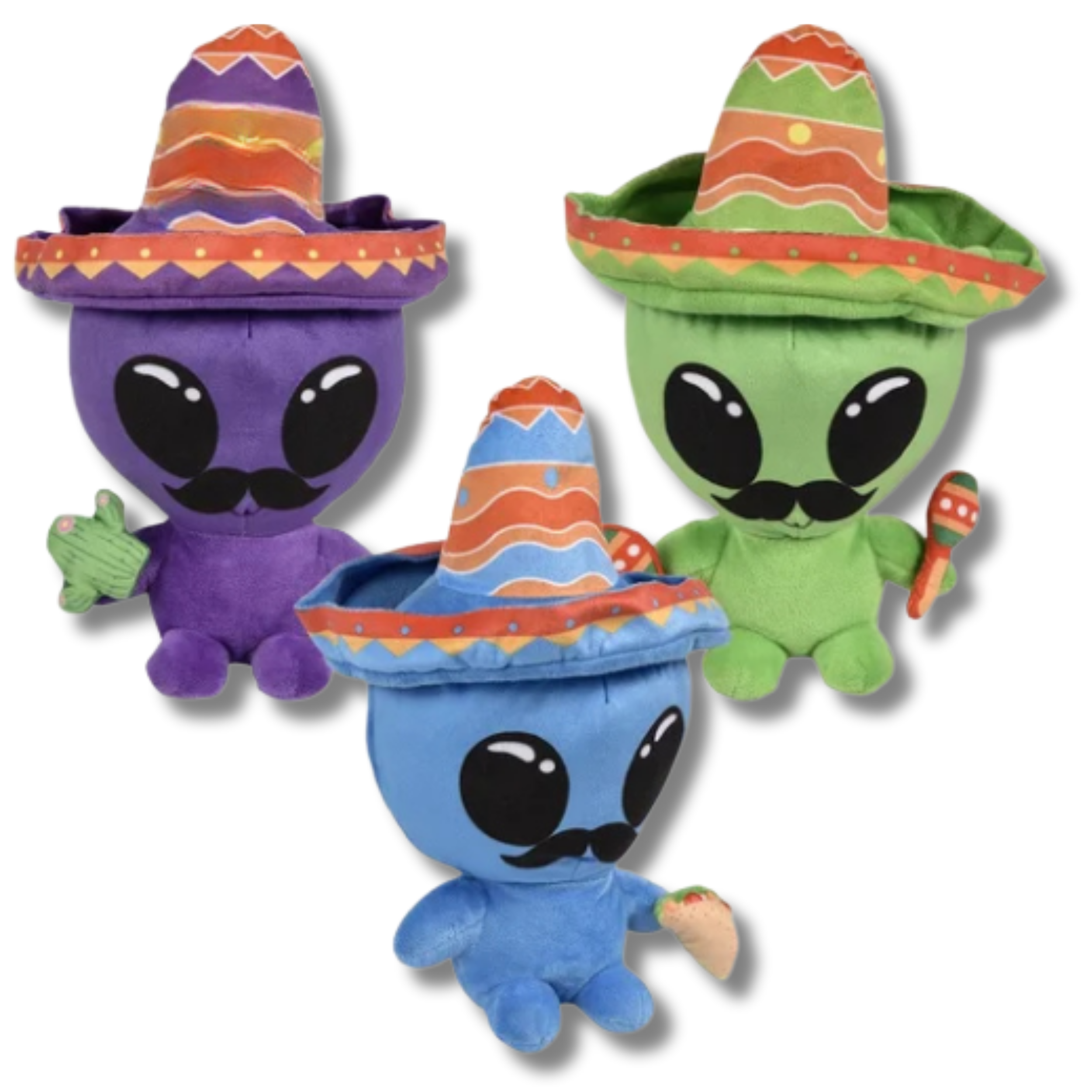 PR GROUPS LLC - Wholesale Stuffed/Plush Toy - Kids & Baby - Cute Alien Stuffed Plush Kids Toy- Assorted0