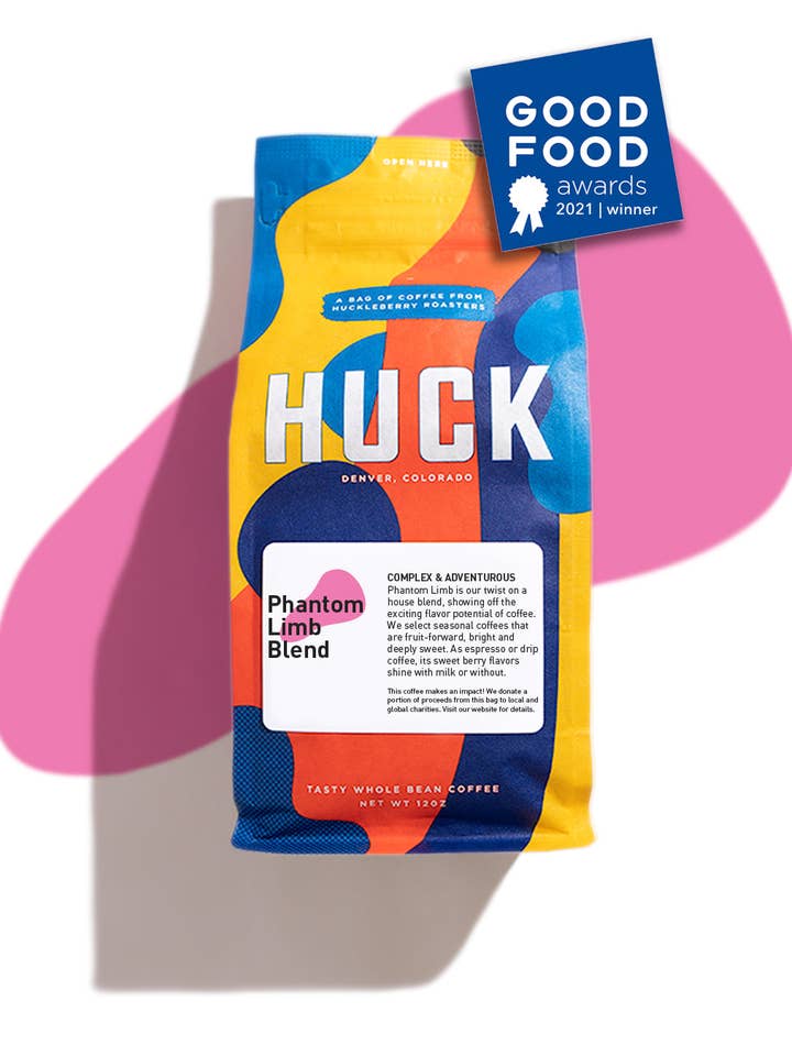 Good Food Awards Winner! Phantom Limb Blend for wholesale by Huckleberry Roasters