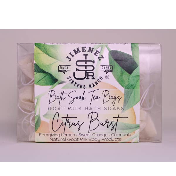 Jimenez Sisters Ranch - Wholesale Bath Soak/Milk - Bath Salt Tea Bags Citrus Burst0