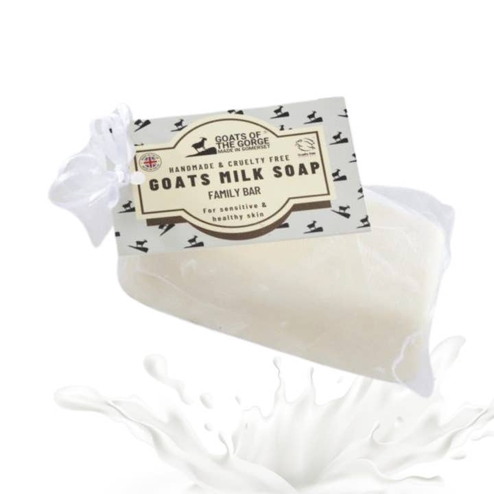 Savon au lait de chèvre - (barre familiale) 100% NATUREL pour la vente par Goats Of the Gorge Skin Cosmetics