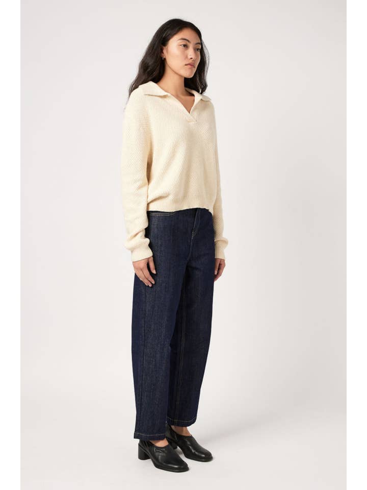 MOD REF - Wholesale Knit Sweater - Women's - The Archie Sweater | Polo Collared Knit Sweater35