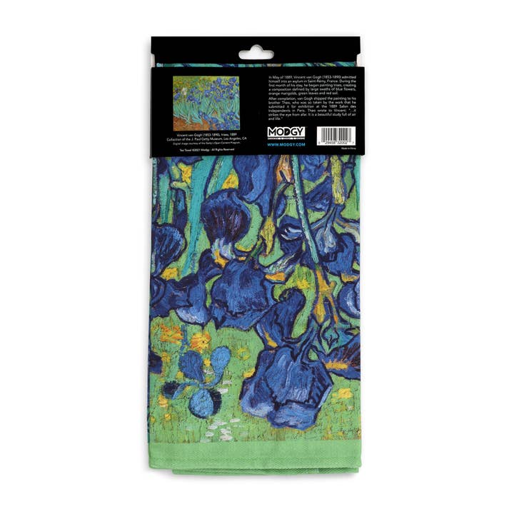 Modgy - Vente Torchons - Torchon en coton Modgy - Iris de Van Gogh2