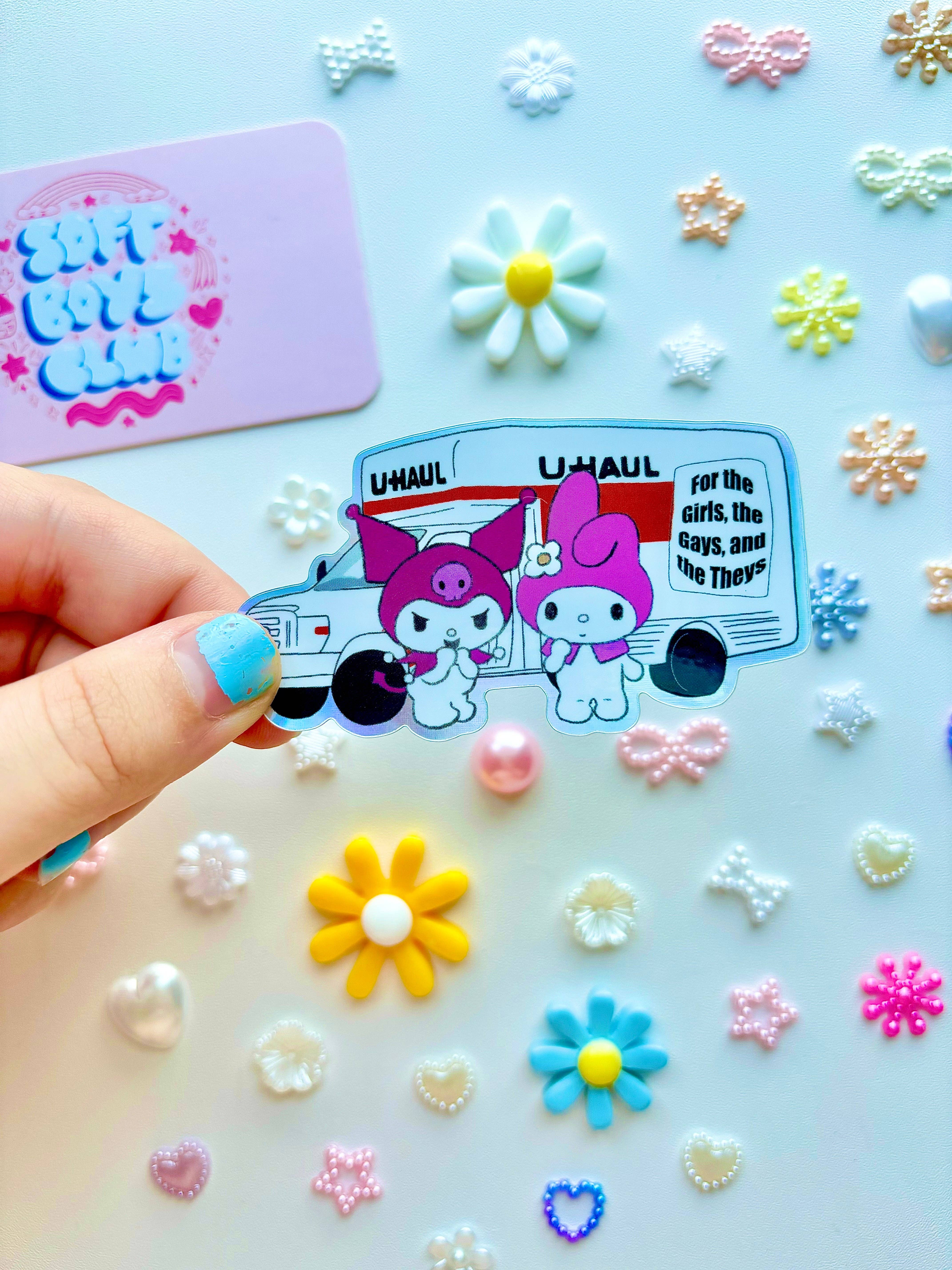 SoftBoysClub - Wholesale Sticker - My Melody & Kuromi UHaul Sticker3