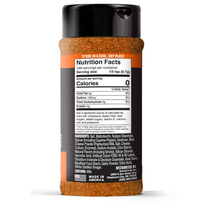 Kosmos Q - Wholesale Dried Spice Mix - Buffalo Wing Dust (Case of 6)