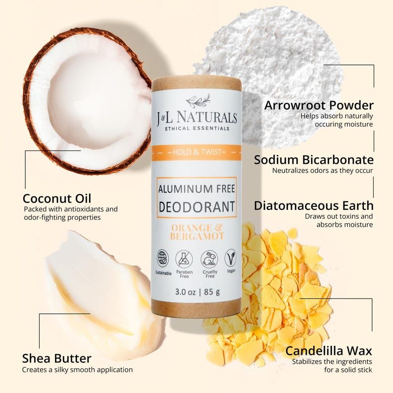 J&L Naturals - Wholesale Deodorant - Unisex - Natural Deodorant - Extra Strength - 9 Scents12