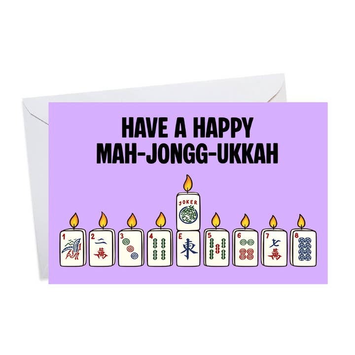 Joyeux Mah-Jongg-ukkah pour la vente par Menschions