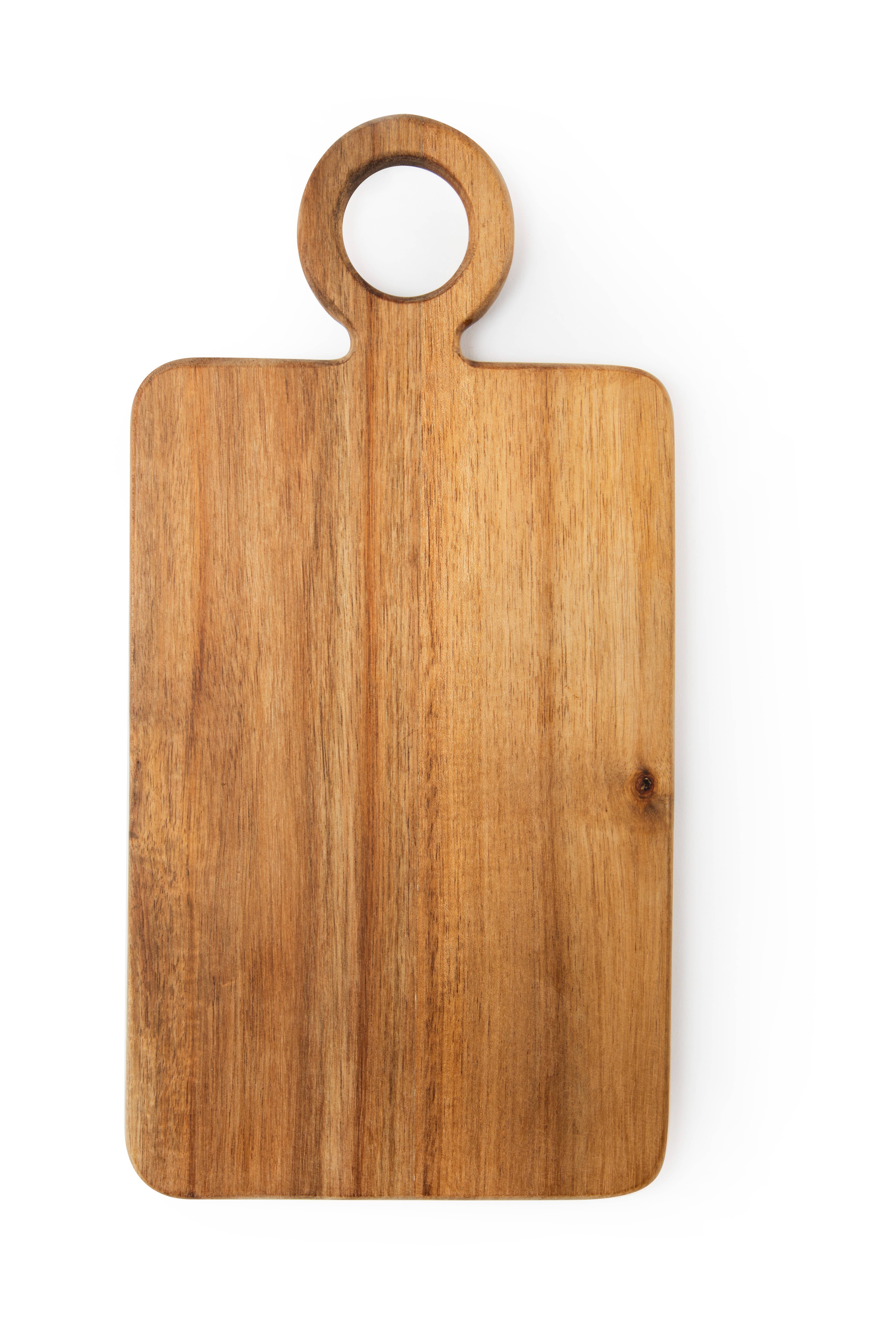 Cream Brown Real Wood Cutting Board 35X25 Acacia for wholesale on Faire0