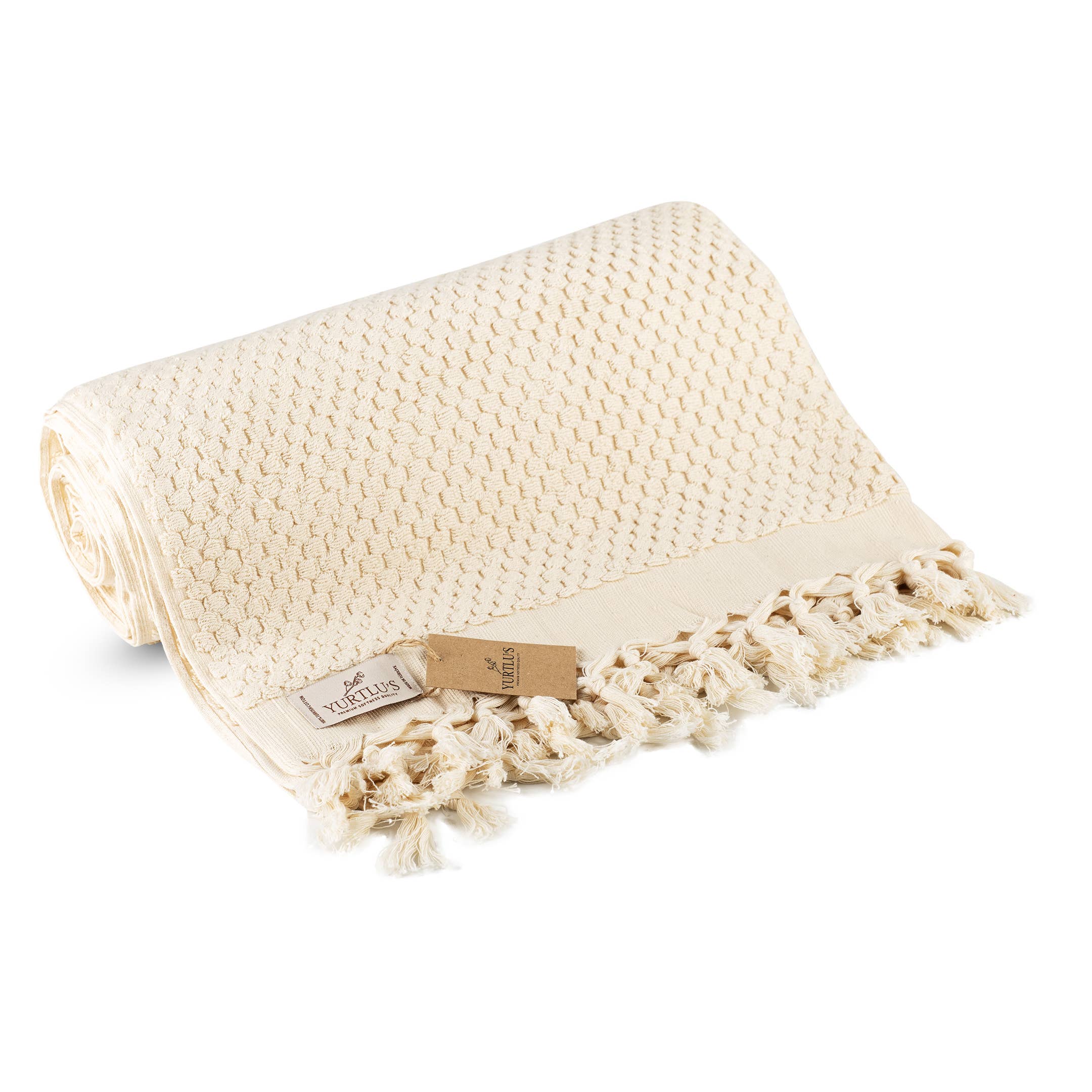 YURTLUS - Wholesale Bath Towel - Pompom Bubble Turkish Cotton Towel for Bath Beach Boutique12