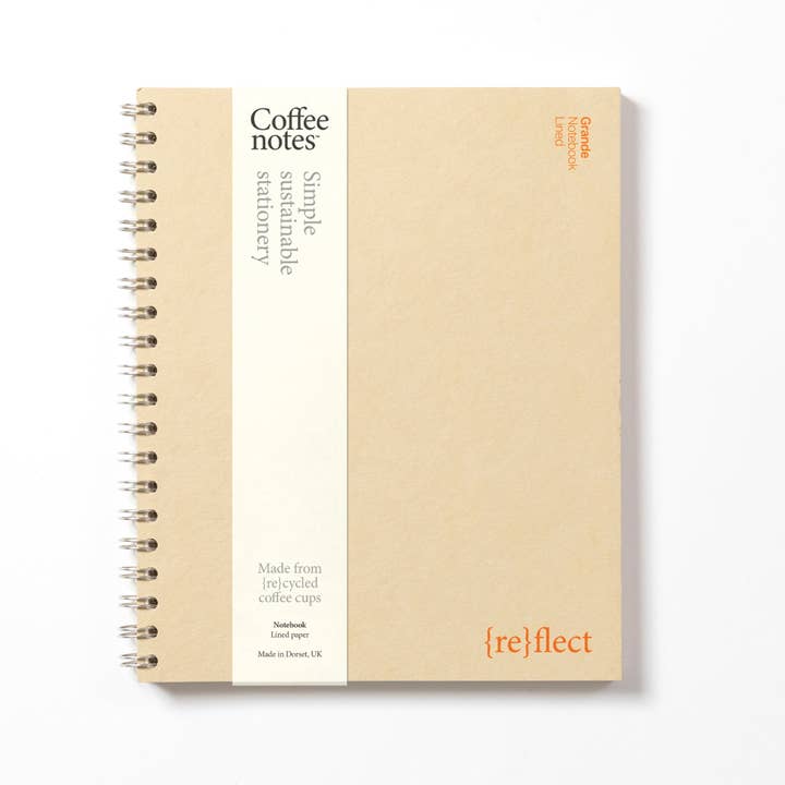 Coffeenotes – wholesale Notebook – Kraft Wirebound Notebook (Lined)3