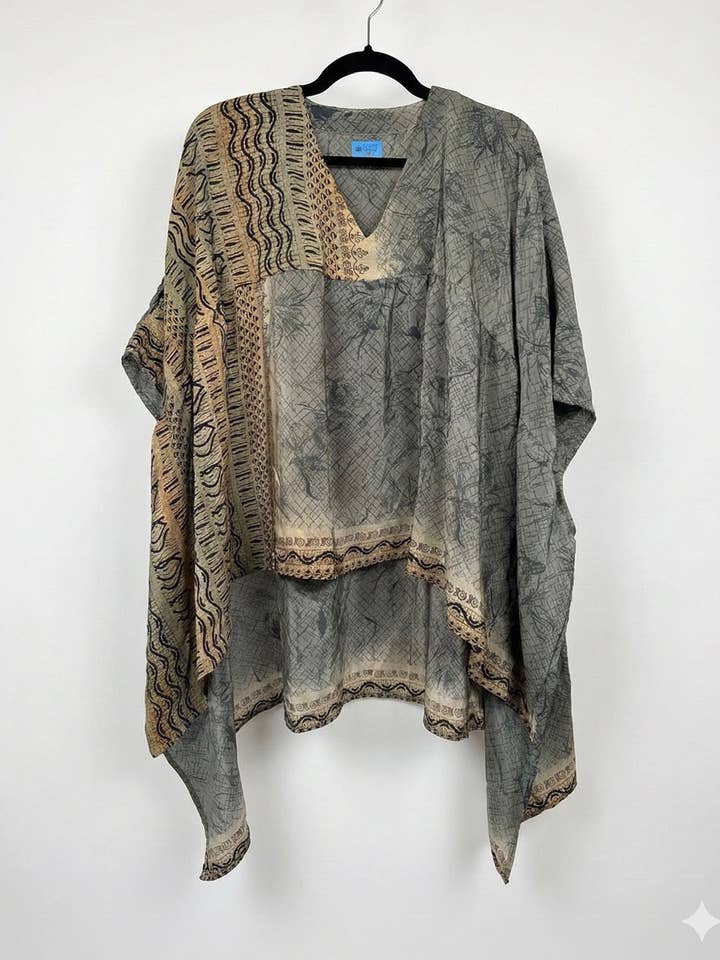 Griselda Flowy Zijde Top 1000-34 voor wholesale door She Lives Beauty