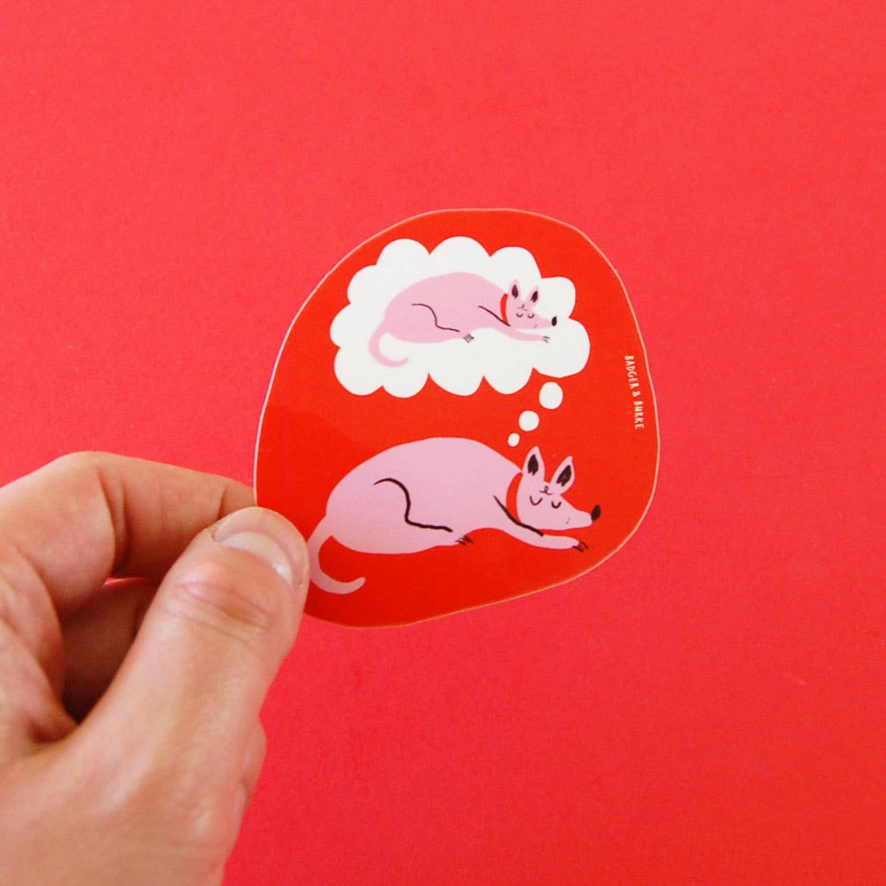 Badger & Burke - Wholesale Sticker - Dreaming Dog Sticker3