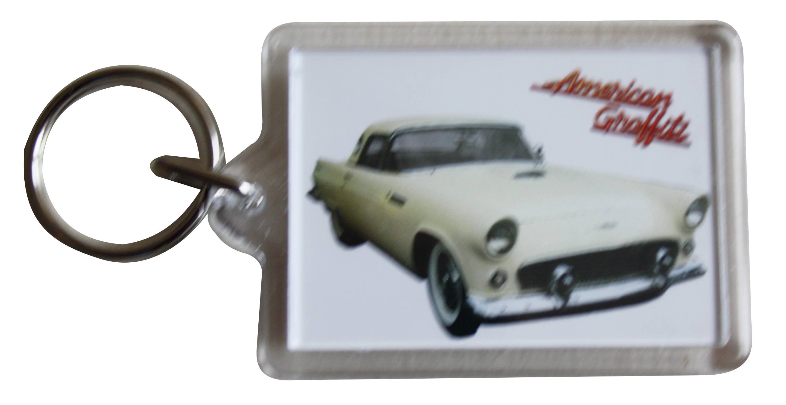 Witherden's Workshop – wholesale Keychain – Unisex – Ford Thunderbird (American Graffiti)- Keyring 50 x35mm image0