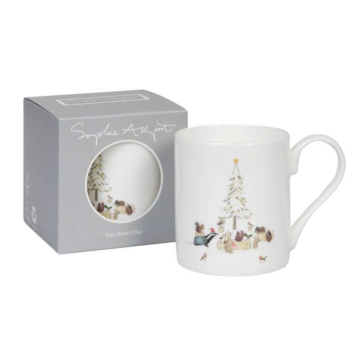 Sophie Allport - Wholesale Coffee Mug - Festive Forest Mug3