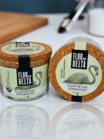 Flower Of The Delta Salt With Pepper Glass for wholesale by BioSales