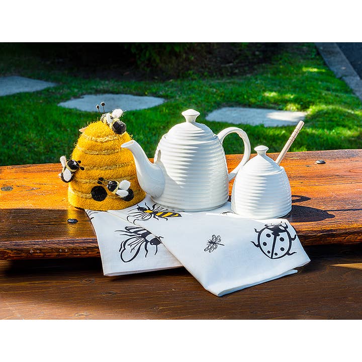 Abbott - Wholesale Tea Pot - Beehive Shaped Teapot-9.5"L (28oz)-5161