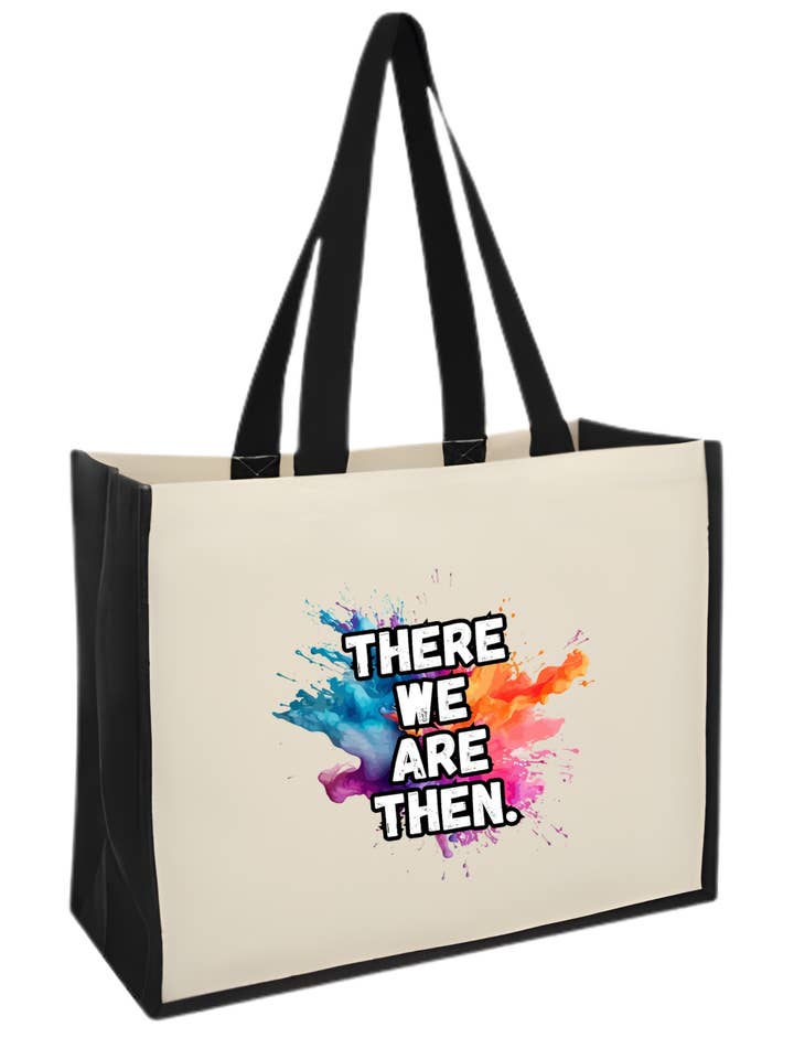 There We Are Then - Maxi Jute Shopper Bag for wholesale by Reyt Designs