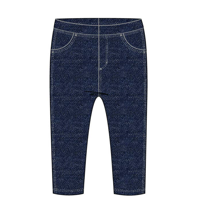 Home Indigo Eco-Stretch babyjeggings voor wholesale door Miles the Label