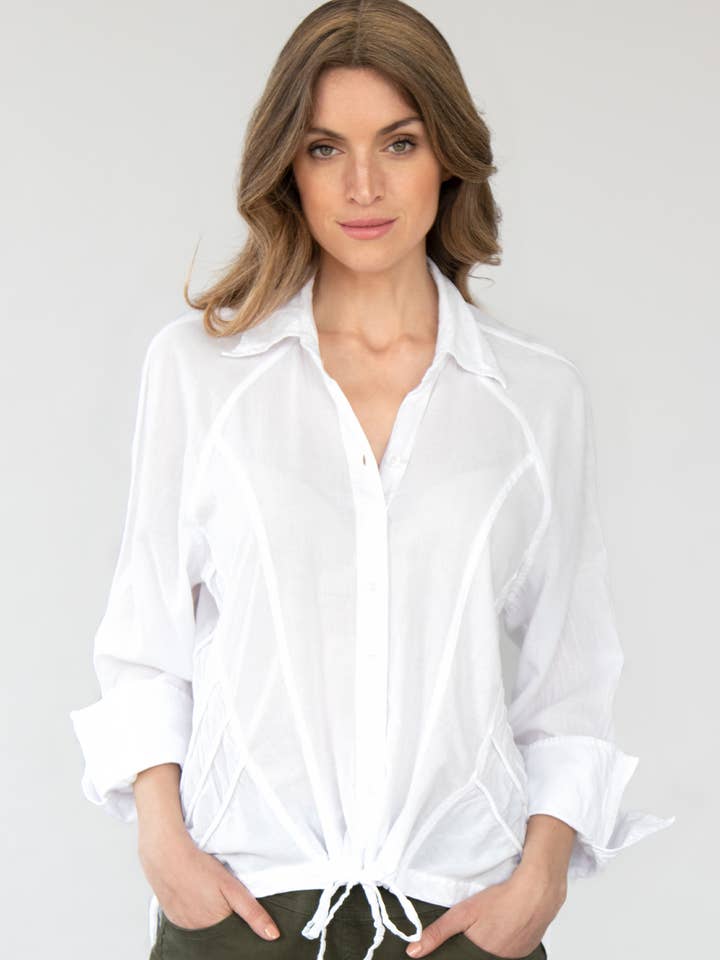 Blusa de algodão Helena por atacado de Gretty Zueger