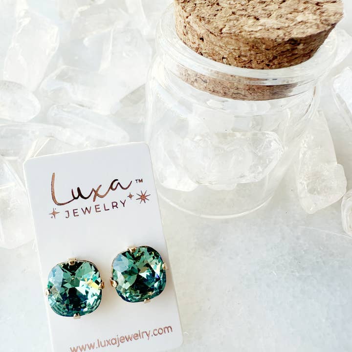 Luxa Jewelry - Wholesale Stud/Post Earrings - Sage Color Pop Stud
