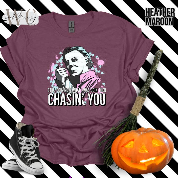 MIKE CHASIN YOU TEE | HALLOWEEN TEE for wholesale by Wild+Crazy Tees and More