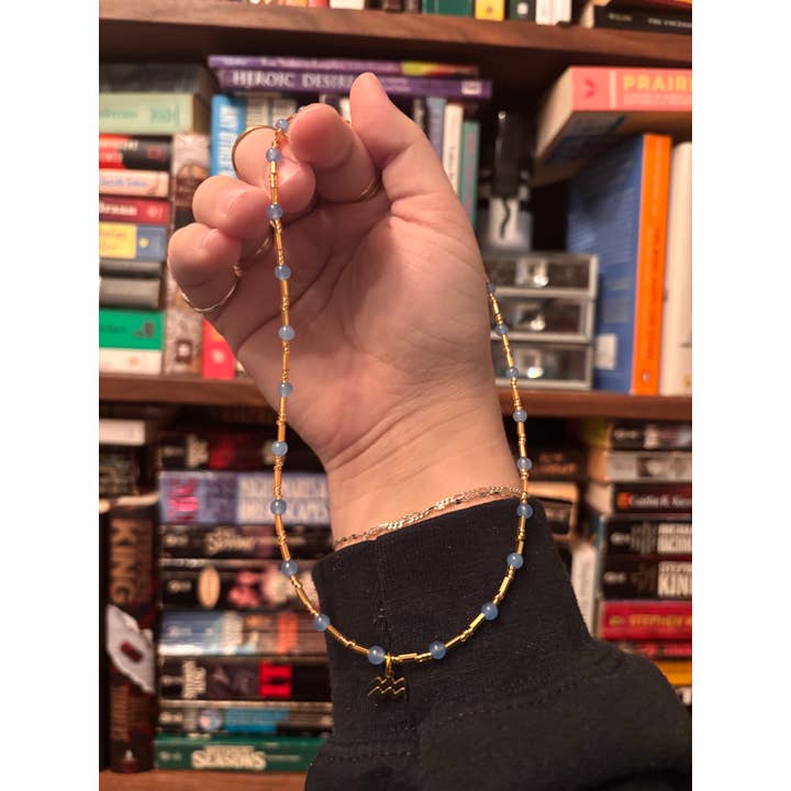 Collana Acquario Blu + Oro per la vendita all'ingrosso da parte di Crafty Little Guys