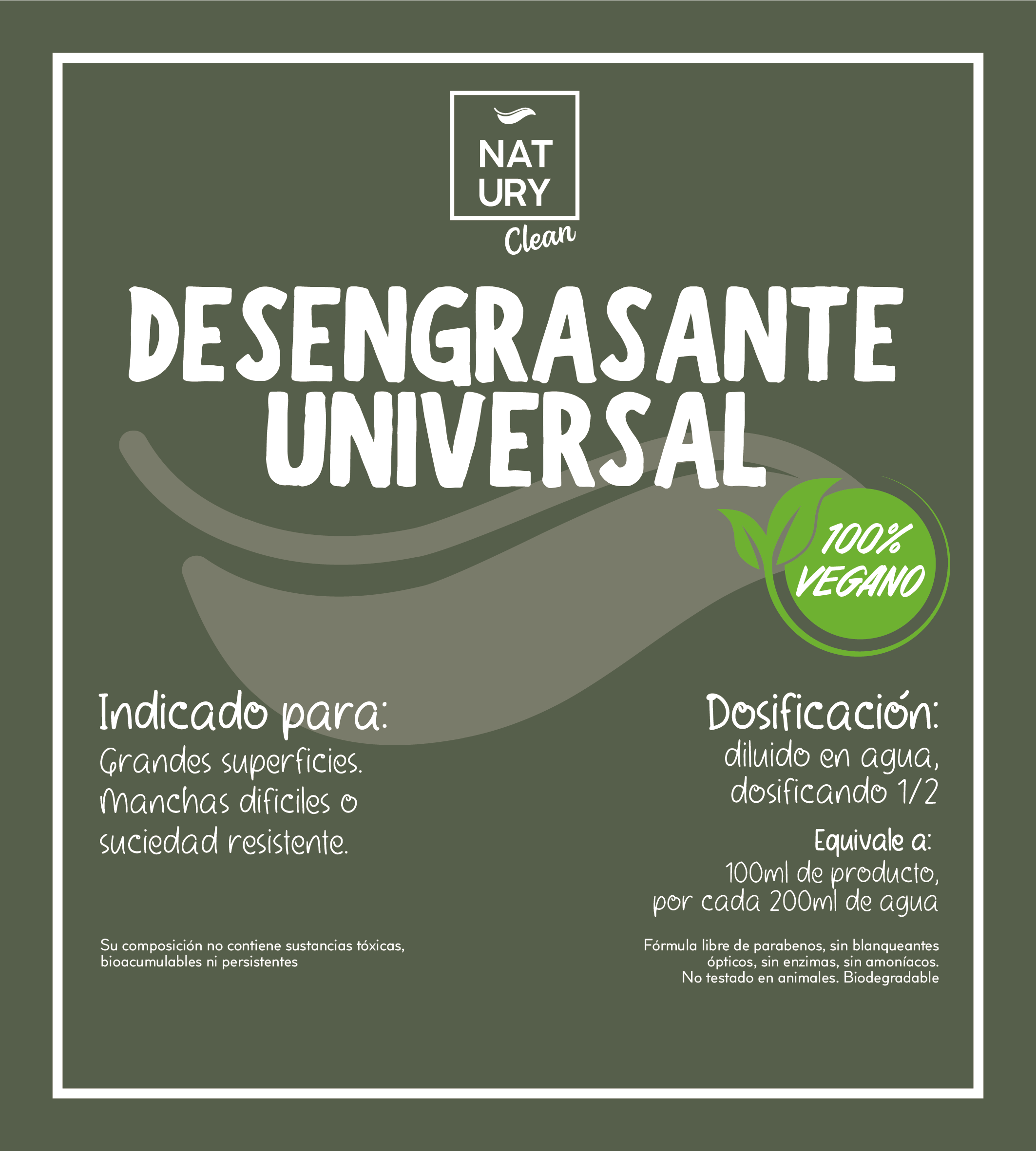 Natury Greencare – Großhandel Allzweck-Reinigungsspray – NATURY 20lt Universalentfetter1