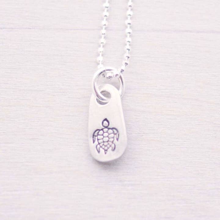Charm Necklace for Women | Sea Turtle Necklace for wholesale by Simpli Stamped