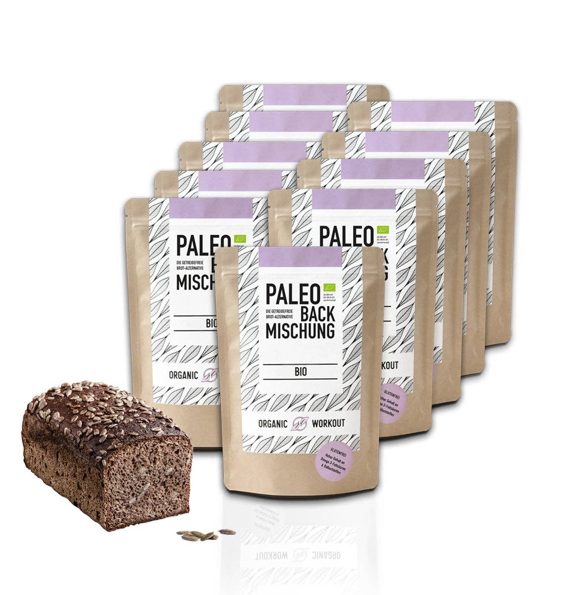 Organic Workout - Vente Mélange pour pain - Mélange de cuisson paléo bio10