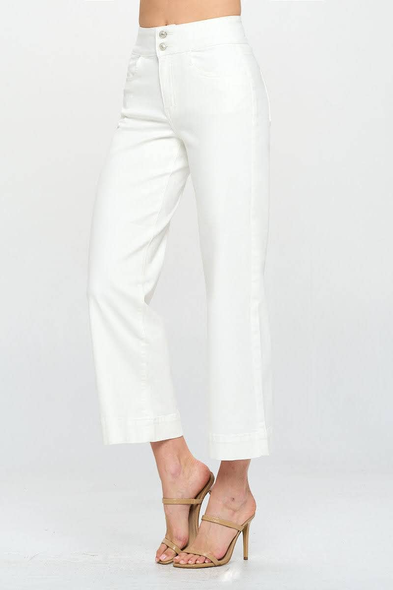 I&M JEAN, INC. – Großhandel Jeans – Damen – I5077HW - Kurz geschnittene Jeans mit weitem Beinschnitt und weitem Bund mit hoher Taille2