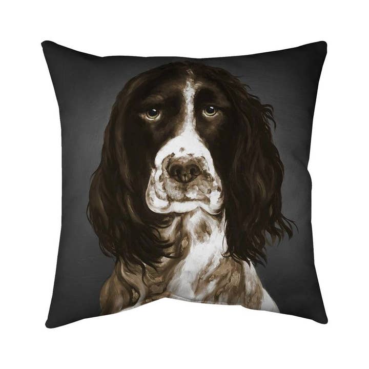 Cuscino Springer Spaniel Inglese Marrone | Accento Decorativo per la Casa per la vendita all'ingrosso da parte di BEGIN HOME DECOR