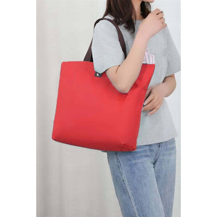 42POPS - Wholesale Tote Bag - Women's - ..SI-26509 Large Capacity Foldable Oxford Tote Bag