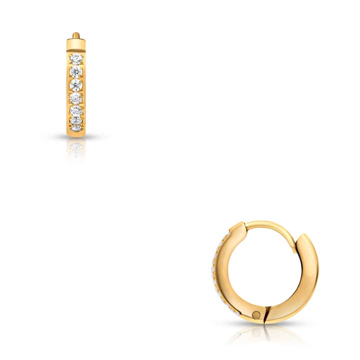 Ellie Vail Jewelry - Wholesale Huggie Earrings - Ellie Vail - Tinsley Huggie Earring