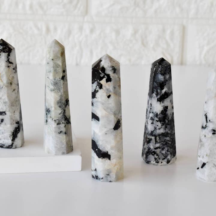 Soothing Crystals - Wholesale Spiritual Stone/Crystal - Obelisk | Rainbow Moonstone | Crystal Tower | Crystal Point1