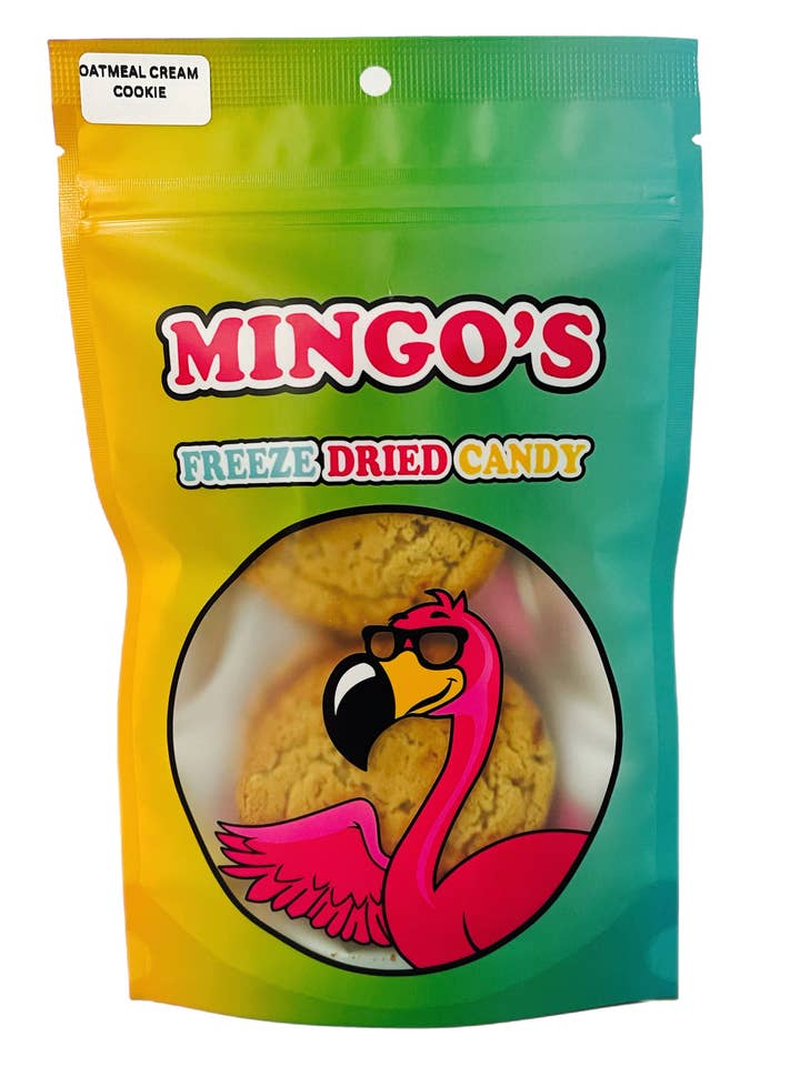 Frysetørret havregryncreme cookie for engroshandel hos Mingo's Freeze Dried Candy
