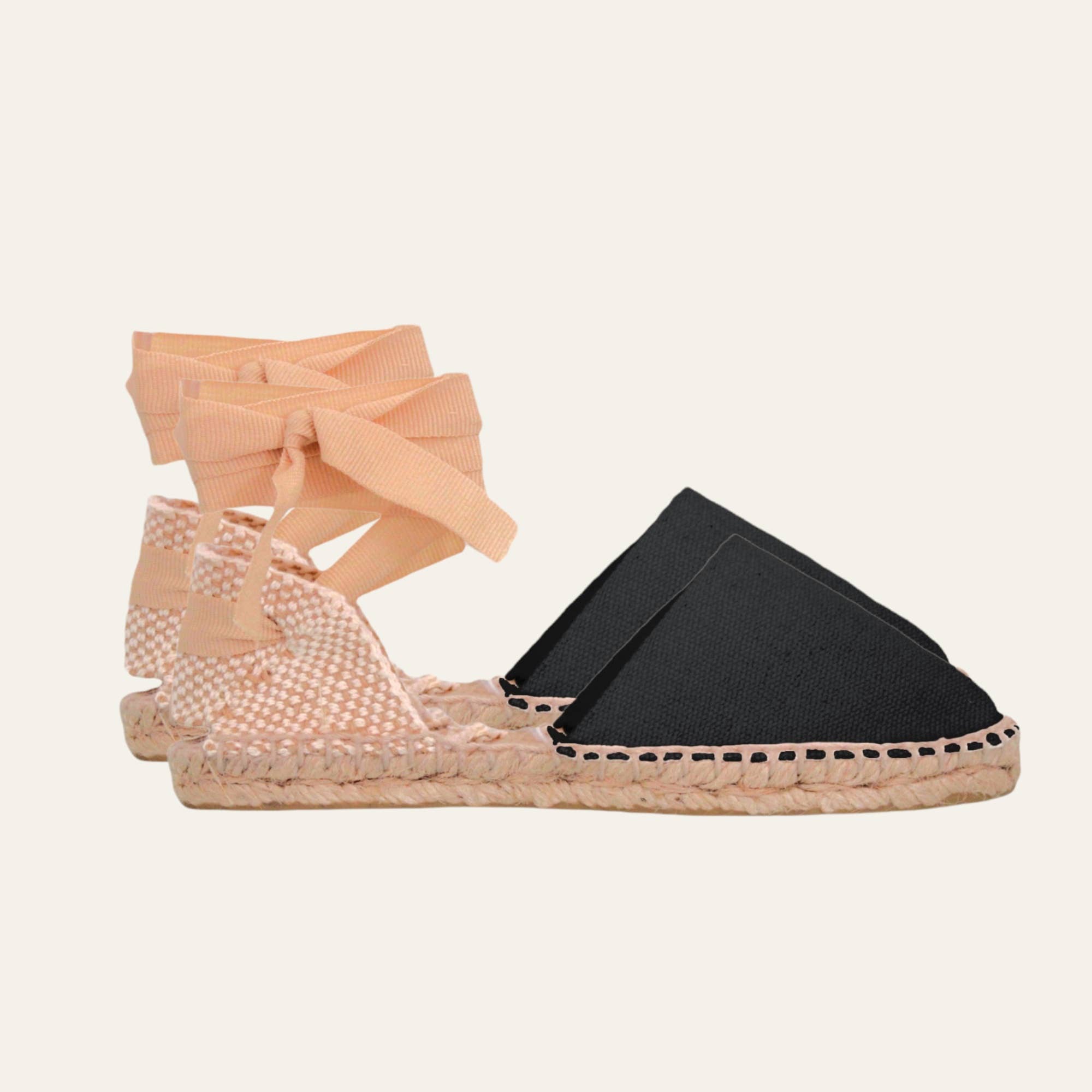 Las Mediterraneas - Wholesale Sandals - Women's - Valencian espadrille with double ribbons10