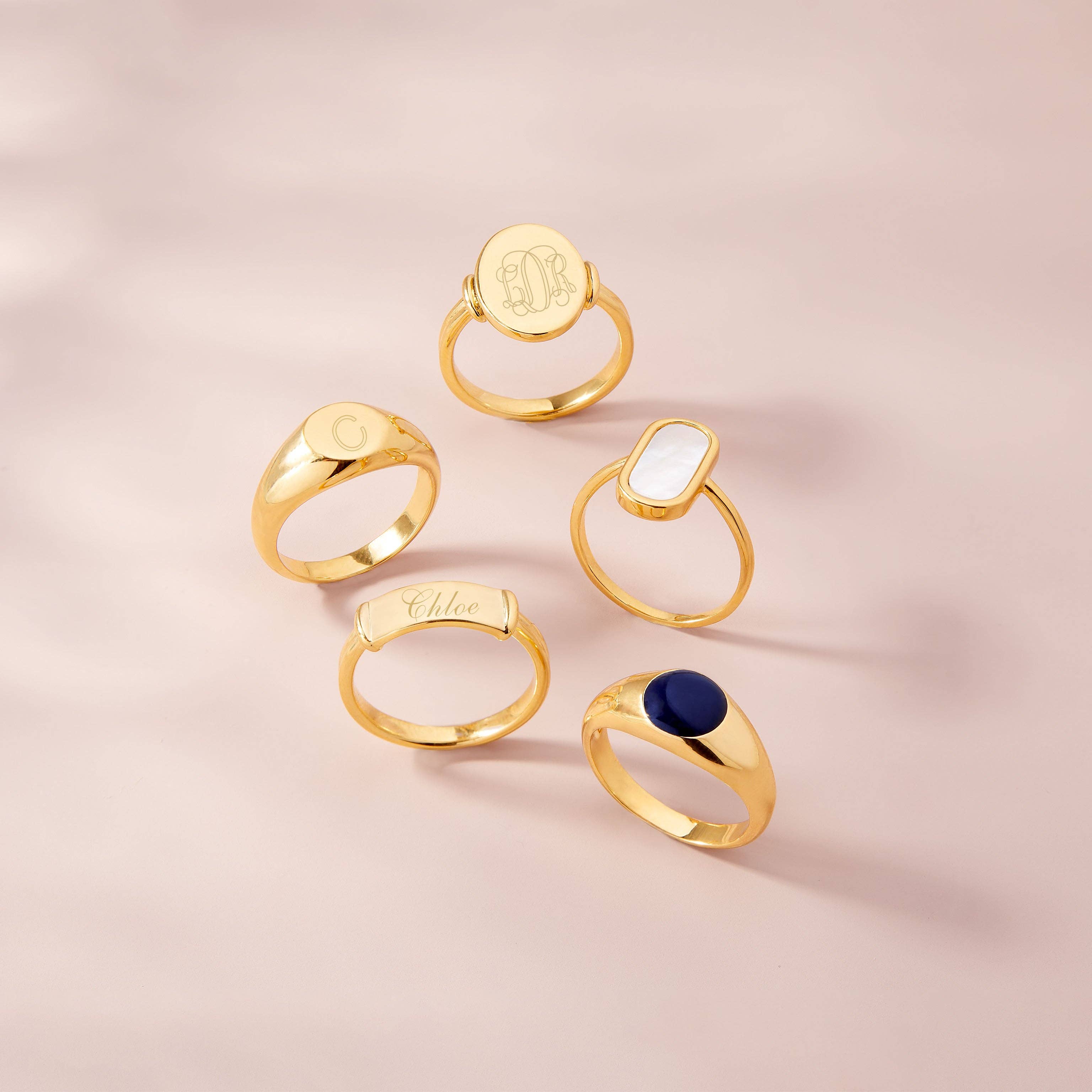 Brook & York - Wholesale Band/Stacked Ring - Shiloh Name Bar Ring4