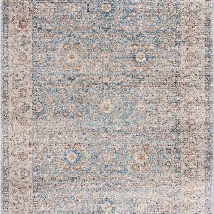 Hauteloom - Wholesale Area Rug - Anana Silver Blue & Beige Area Rug