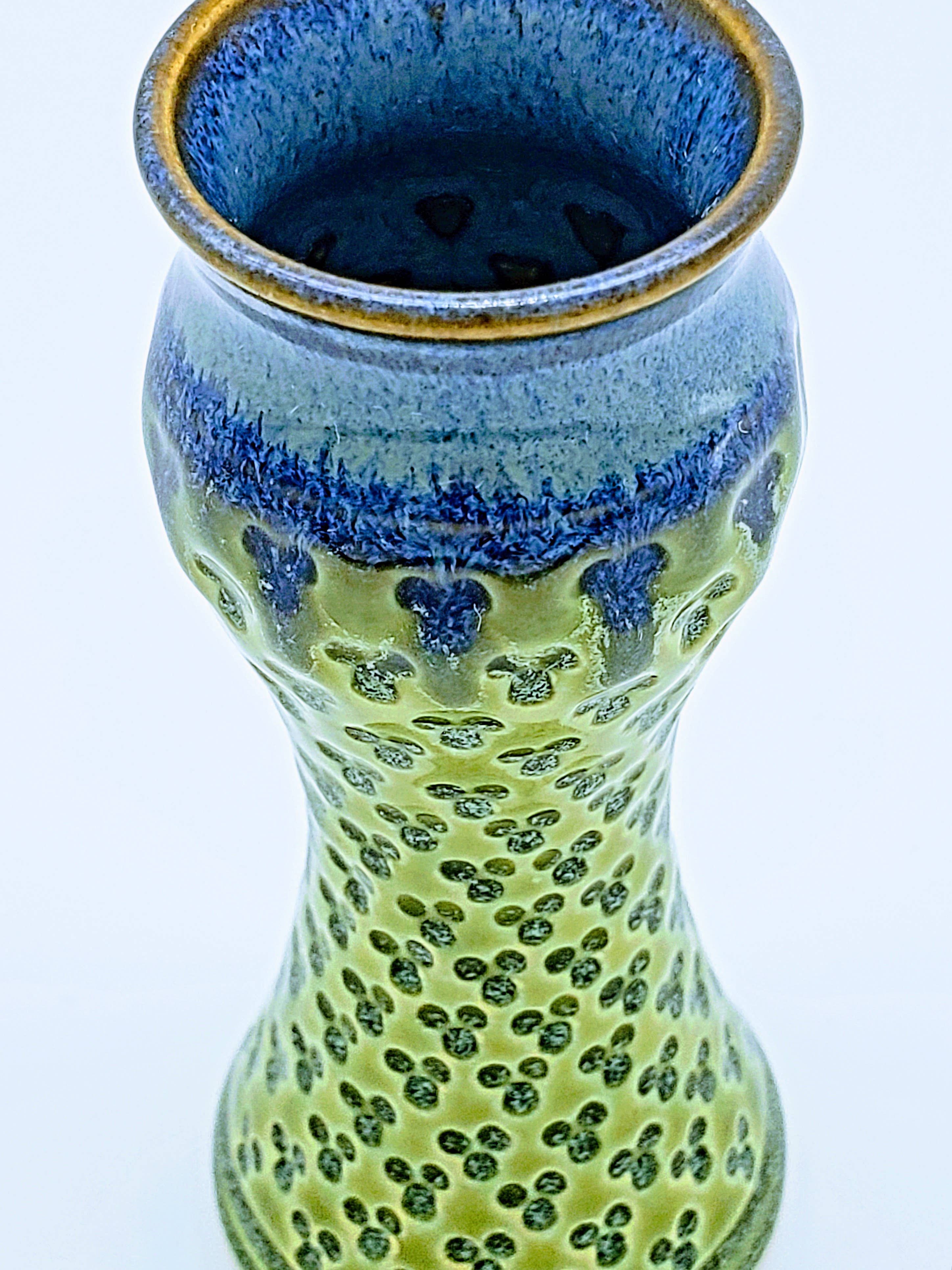 Plays in Mud Pottery - Wholesale Vase - Small Amphora Vase w/full pattern Made to order pottery2